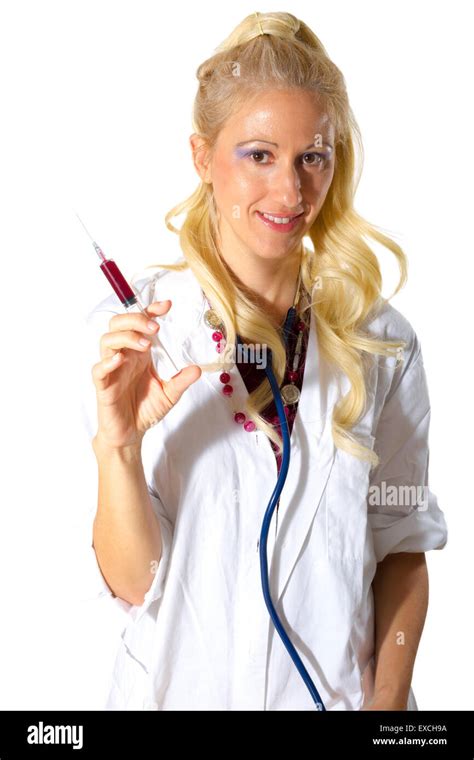 Blonde Nurse Hi Res Stock Photography And Images Alamy