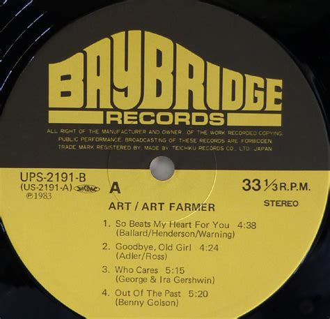 Yahooオークション Lpレコード Art Farmer アートファーマー Art U