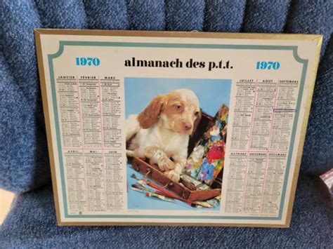 Ancien Calendrier Almanach Ptt Facteur Eur Picclick Fr