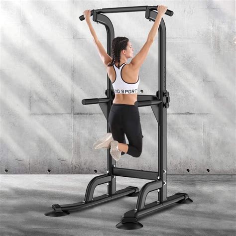 Amazon Sogespower Power Tower Dip Station Pull Up Bar For Home