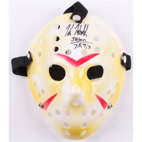 Kane Hodder Signed Friday The Th Jason Voorhees Mask Inscribed