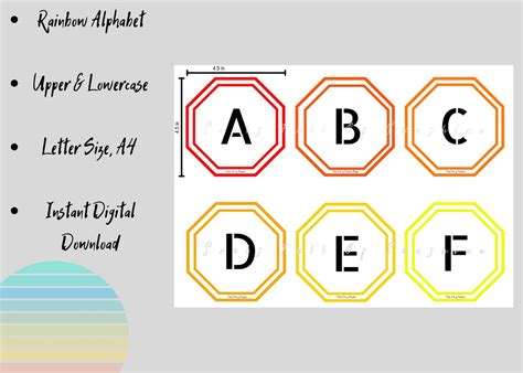 Alphabet Flashcards Instant Digital Download Etsy