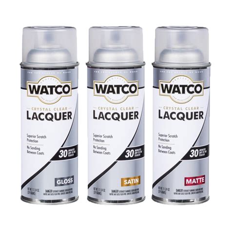 Watco Crystal Clear Lacquer Spray 11oz Selffix Diy