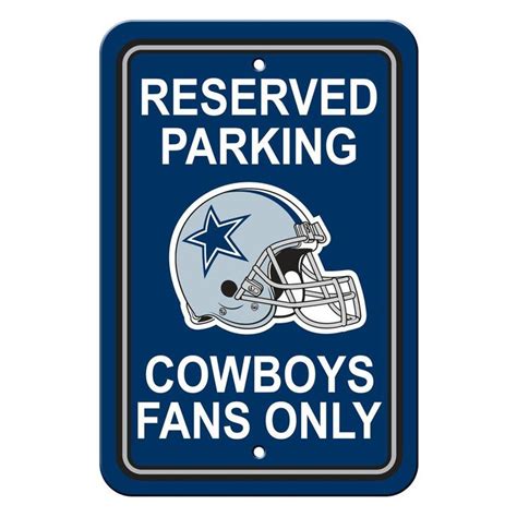 Dallas Cowboys Reserved Parking Sign | Dallas cowboys signs, Dallas cowboys fans, Nfl dallas cowboys