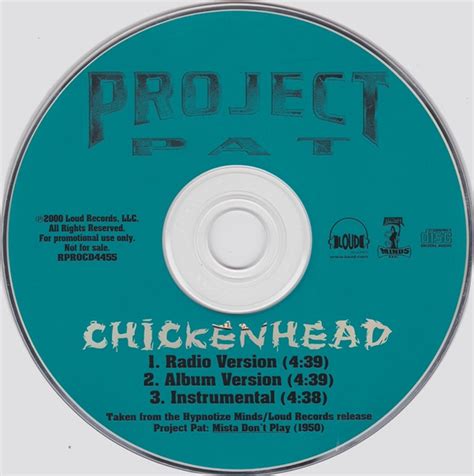 Project Pat – Chickenhead (2000, CD) - Discogs