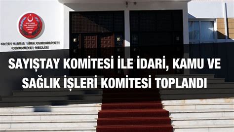 Cumhuriyet Meclisi Say Tay Komitesi Ile Dari Kamu Ve Sa L K L