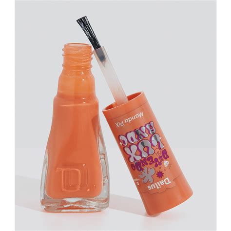 Esmalte Dailus Devendo E Luxando Laranja Shopee Brasil