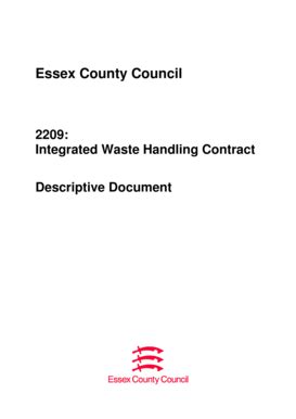 Fillable Online Descriptive Document ECC Essex County Council Fax