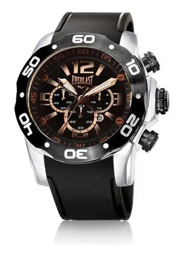 Reloj cronógrafo negro Everlast E141 03 para hombre MercadoLibre