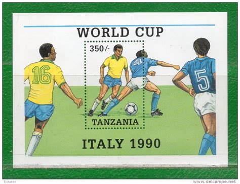 1990 Italie TANZANIA 1989 BLOCKS Football Soccer Sports World