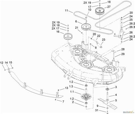 Exploring The Toro Zero Turn Mower A Detailed Parts Diagram