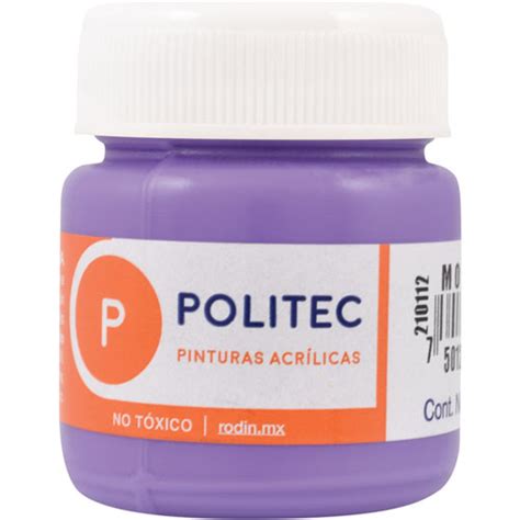 Pintura Acr Lica Politec Morado Ml Papeler A Lumen