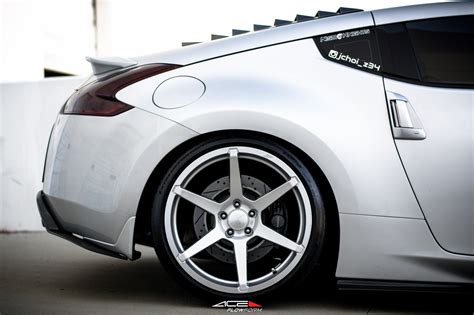 370z on ACE Custom Wheels with Deep Concave — CARiD.com Gallery