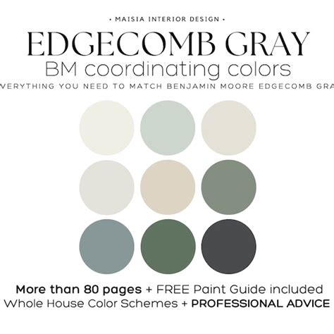 Edgecomb Gray Palette - Etsy