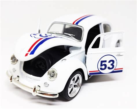 Miniatura Volkswagen Fusca Herbie Escala 1 32 Parcelamento Sem Juros