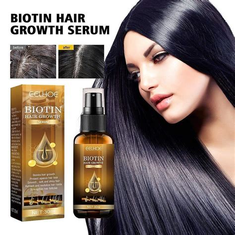 Biotin Hair Growth Dense Spray Castor Oil Regrowth Anti Loss Treatment Serum 3pcs