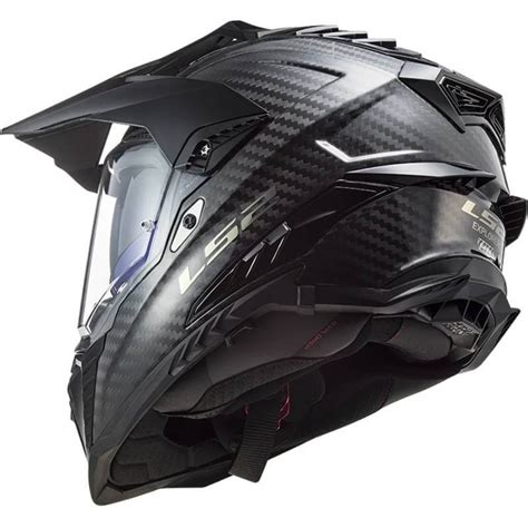 Capacete LS2 MX701 Explorer Carbon Preto Só Capacetes