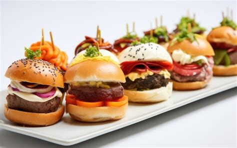 Premium Ai Image Delectable Gourmet Sliders