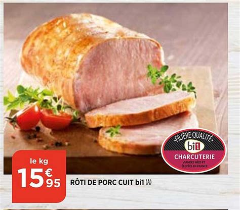 Promo Rôti De Porc Cuit Bi1 chez Atac iCatalogue fr