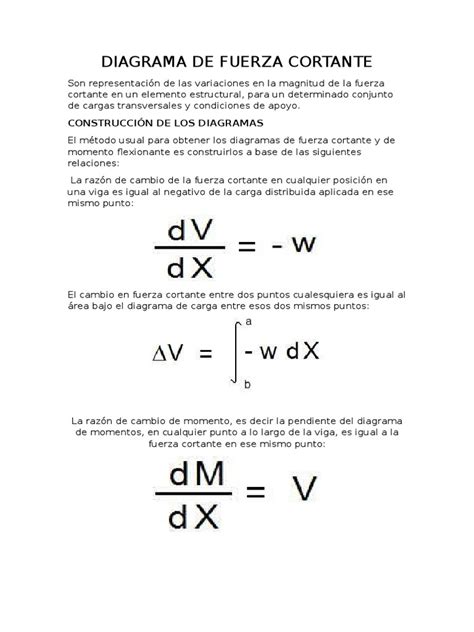 Pdf Diagrama De Fuerza Cortante Dokumen Tips