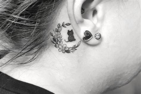 Cat Tattoo Ear