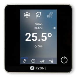 Airzone Azce Bluezerocn Black Wired Blueface Zero Thermostat Shopclima It