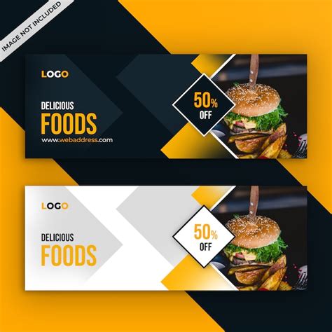 Premium PSD Food Restaurant Facebook Cover Template