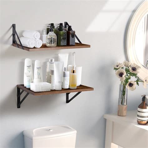 Tectocker DOU 2 Pc Deep Floating Shelves 15 7â Long x 11 8â Deep