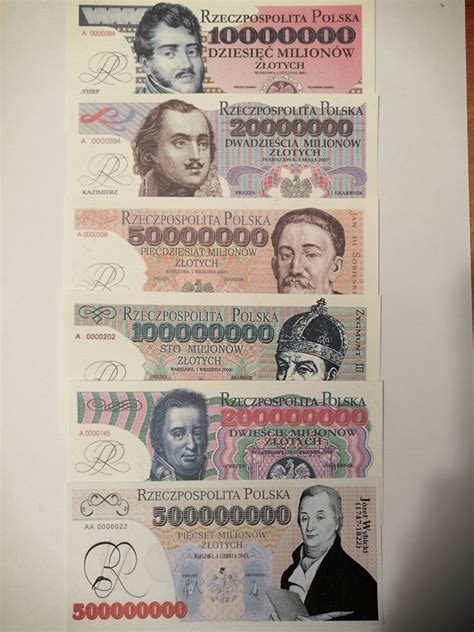 Album Polskie Banknoty Obiegowe Z Lat Chrzan W Olx Pl