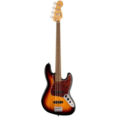 Fender Squier Classic Vibes 60s Jazz Bass FL LRL 3 Tone Sunburst