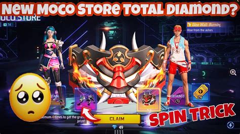 Ff New Moco Store Total Diamond Moco Store Spin Free Fire Youtube