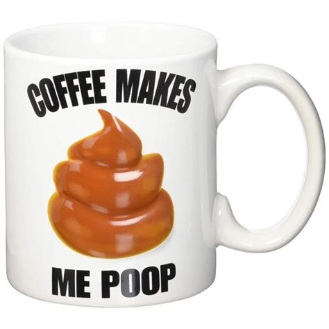 Coffee Makes Me Poop 12oz Ceramic Coffee Mug