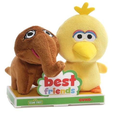 Sesame Street Best Friends BFF Big Bird Snuffy 4 Plush Set Gund - ToyWiz