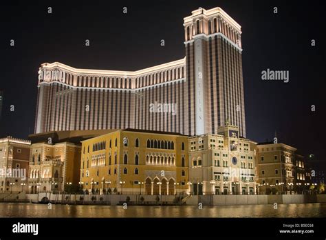 Venetian Hotel and Casino Macau China Stock Photo - Alamy