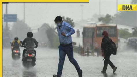 Delhi Ncr Weather Update Imd Predicts Light To Heavy Rainfall Tomorrow