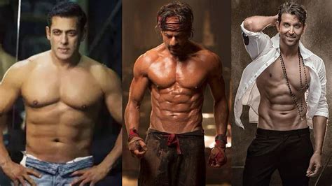 Salman Khan Vs Shah Rukh Khan Vs Hrithik Roshan Which Superstar Has The Best Shirtless Six Pack