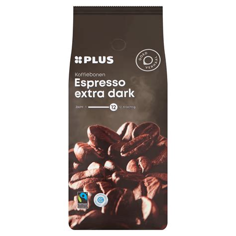 Plus Koffiebonen Espresso Extra Dark Ft Per Stazak G