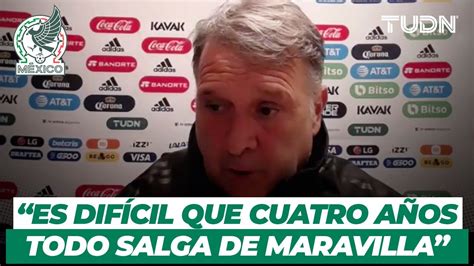 No Se Baja Del Barco El Tata Martino Tiene Confianza En El Trabajo