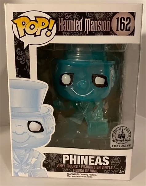 Funko Pop Phineas Ghost Haunted Mansion Disney Parks Exclusive New