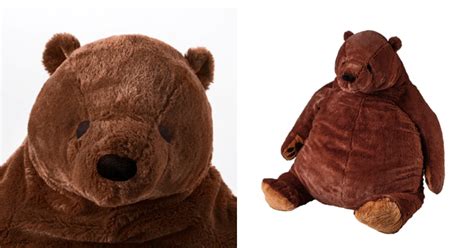 IKEA selling 100cm brown bear plushies for people to cuddle this ...