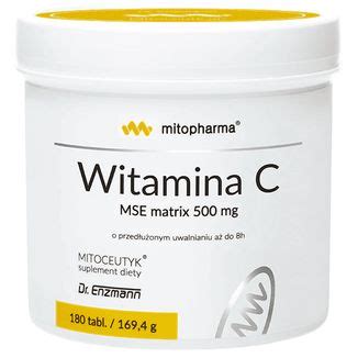 Mito Pharma Witamina C MSE Matrix 500 Mg 180 Tabletek Cena Gemini