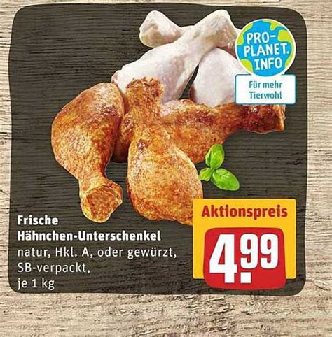 Frische Hähnchen unterschenkel Angebot bei REWE