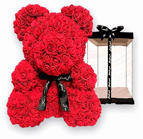 Rose Bear Romantic T Teddy Bear Made Of Roses Perfect Romantic Cute Bear T Made Of