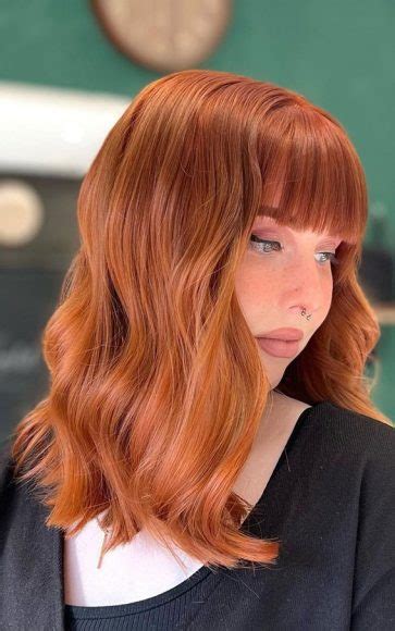 Copper Hair Color Ideas That Re Perfect For Fall Copper Orange