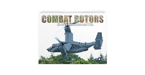 Combat Rotors Air Force Helicopters And Vtol Calendar Zazzle