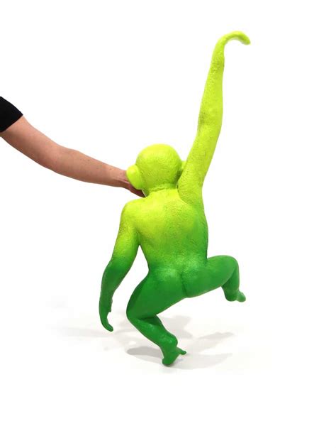 Funky Hanging Monkey Green Eph Creative Event Prop Hire