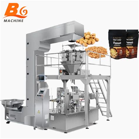 Bg In Stock Automatic Weighing 1kg Coffee Beans Filling Packing Doypack