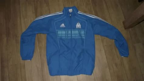 Ancien Maillot De Football Vintage Non Port Adidas Marseille Veste