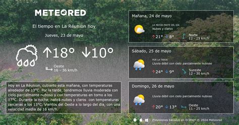 El Tiempo En La R Union Predicci N A D As Meteored