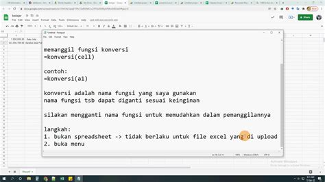 Membuat Fungsi TERBILANG Di Google Sheet Fungsi TERBILANG Di Goolge